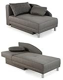 Stilvolle Recamiere mit Schlaffunktion und Bettkasten, 149 cm breit x 90 cm...