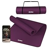 ALPIDEX Yogamatte Extra Dick 1,5 cm Gymnastikmatte 3 Größen E-Book rutschfest...