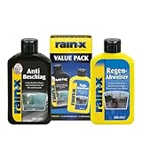 Rain-X Pack Windschutzscheibe mit Anti-Regen-Behandlung und Antibeschlag für...