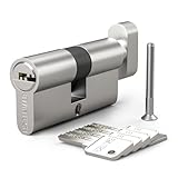 Bwintech 1 Stück 35T/35mm Euro Messingzylinder, 70mm...