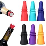 6 Stück Flaschenverschlüsses Set, Wine Stopper, Flaschenverschluss Sekt,...