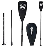 NEMAXX Professional Carbon Speed Paddel 3-teilig für SUP - Stand Up Paddle...