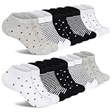 FALARY Sneaker Socken Damen 35-38 Baumwolle Damen Socken Sportsocken Mädchen...