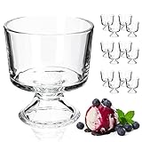 KADAX Eisbecher 12 Stück Set, 280 Milliliter Dessertschale aus hochqualitativem...