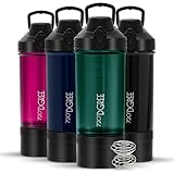 720°DGREE Protein Shaker 550ml “uberShaker“ mit Pulverfach –...
