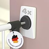 WunderHippo 4X Wandschutz Pads für Treppengitter & Türschutzgitter –...