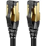 deleyCON 0,5m CAT8.1 LAN Kabel Patchkabel Netzwerkkabel - RJ45 LAN DSL Kabel...