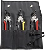 BESSEY Ideal-Scheren Set, 1 x D15A, 1 x D15S und 1 x D15AL in Rolltasche,...