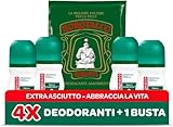 Borotalco, Original Deo Roll-On mit Talkum mit aktiven Kristallen, dreifacher...