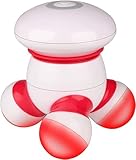 Cotsoco Mini-Handmassagegerät, tragbar, vibrierend, mit LED-Licht, ideal für...