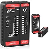 SURFOU Lan Tester Netzwerk Kabeltester, Rj45 Netzwerktester Für Cat7 Cat6 Cat...