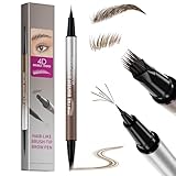 Erinde 2-in-1 Dual-Ended Microblading Augenbrauenstift, 4D Eyebrow Pencil mit 2...