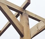 Wood&Play - Carport Überdachung oder Terrassenüberdachung, Einzelcarport aus...