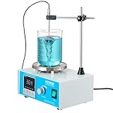 VEVOR Magnetrührer mit Heizplatte 1500 U/min 250 W Heizleistung, Rührplatte,...