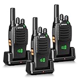 Retevis H777H Walkie Talkie für Display, PMR Funkgerät mit Ladeschale,...