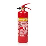 Smartwares Schaum-Feuerlöscher - 2 L - für AB-Brände - geeignet für Büros...