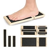 Balance Board Gleichgewichtstrainer Fußtrainer Holz Wackelbrett Balanceboard...