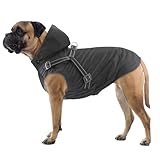 Mosucoirl Hunde Regenmantel Wasserdichter Hunde Kapuzenpullover Reflektierender...