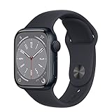 Apple Watch Series 8 (GPS, 41MM) Aluminiumgehäuse Mitternacht mit Mitternacht...