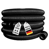 AquaOne Poolschlauch 32mm schwarz I Hochwertiger Pool Schlauch für Garten &...
