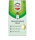 NEXA LOTTE Fruchtfliegenfalle, 1 Falle, Effektiv gegen Fruchtfliegen mit...