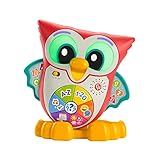 Fisher-Price HJM73 - BlinkiLinkis Schlaue Eule, interaktives Lern-Spielzeug mit...