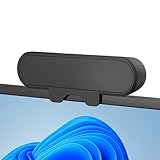 Inwa PC Lautsprecher, USB Monitor Lautsprecher mit Clip-On, 10W mit HD Stereo...