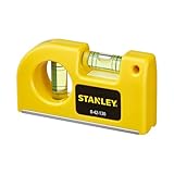 Stanley Taschen-Wasserwaage (magnetisch, horizontale / vertikale Libellen,...