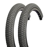 2X BMX Reifen 20 Zoll 50-406 Paar Fahrradreifen Strassenprofil 20x1,95 schwarz
