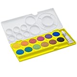 Lamy Deckfarbkasten aquaplus neon-yellow mit 12 Farben - ideal für den...