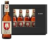 SPATEN Münchner Hell Flaschenbier, MEHRWEG im Kasten, Helles Bier aus München...