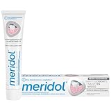 meridol Zahnpasta Sanftes Weiss 75 ml - antibakterieller Effekt, Zahncreme...