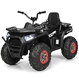 DREAMADE 12V Kinder Quad, 3-8km/h Elektro Kinderquad mit LED-Licht & MP3,...