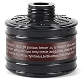40 mm Gasmaskenfilter, Einzelgasmaskenfilter für Gasmaske, 40 mm...