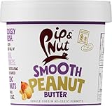 Pip & Nut - Cremige Erdnussbutter (1kg), Kein Palmöl, ohne Zuckerzusatz, ein...