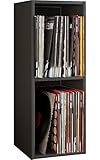 VCM Holz Stand Regal | Regal mit 2 großen Fächer | Maße: H. 72 x B. 34 x T....
