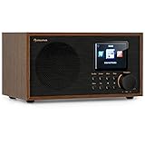 Auna Radio, DAB-Radio, DAB Plus Radio mit Bluetooth, Radio einstecken mit...