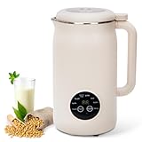 HENYEER Sojamilch Hersteller 1200ml, Nussmilch Maschine mit 8 Modi, Entsafter...