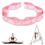 HJZHII Yoga Stretching Band mit 8 Schleifen,Yoga Stretching Strap,Fitnessbänder...