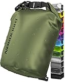 Nordlight Dry Bag 5L Wasserdichter Beutel - (Olivgrün) Wasserdichter Packsack...