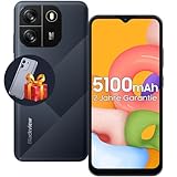Blackview Wave 6C Akku 5100mAh Handy Ohne Vertrag Günstig, Octa Core 6,52' HD+...