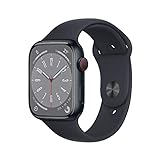 Apple Watch Series 8 (GPS + Cellular, 45mm) Smartwatch - Aluminiumgehäuse...