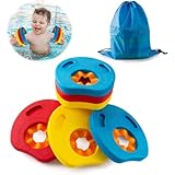 Schwimmscheiben Kinder- 6Pcs Schwimmen Float Discs mit Aufbewahrungstasche Arm...