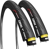 Fincci Rennrad Reifen 700x23c - Paar Unplattbar FaltReifen 28 Zoll mit 1 mm...