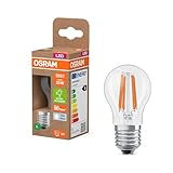 Osram LED-Lampe in klassischer Miniballform, mit dekorativem LED-Filament,...