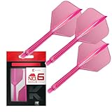 Target Darts K Flex Integrated Dart Flights and Shafts, Nr. 6 Rosa (Mittel) |...