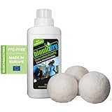 bionicdry Waschmittel-Set für Daunen-, Merino- & Funktionskleidung hygienische...