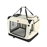 VOUNOT Hundebox faltbar, Transportbox Katze Hunde, Hundetasche, Oxford-Gewebe,...