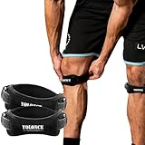 CharmChic 2 Stück Patellasehnenbandage, Patellasehnen Knee Strap, Verstellbarer...