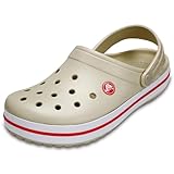 Crocs Unisex Erwachsene Crocband Clog Clog, Stucco/Melon, 37/38 EU